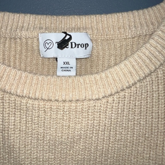 The Drop Women's crew neck Cream Sweater XXL - Picture 5 of 5